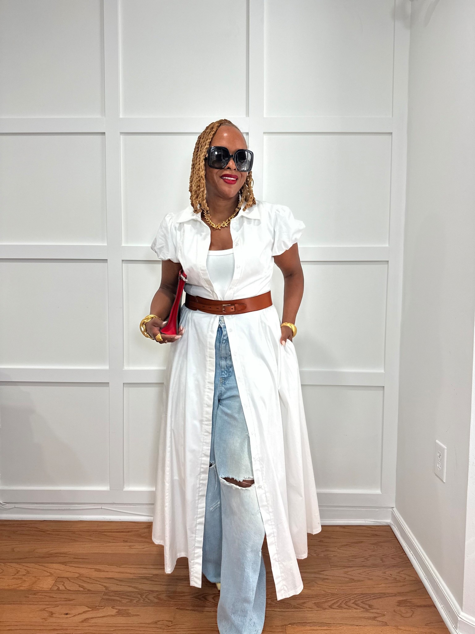 @Zara Denim Jeans 👖 
@Macys white shirt dress

#LTKootd #LTKTravel #LTKMidsize