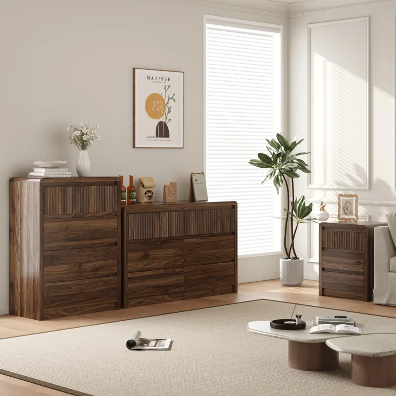 This dark wood bedroom set is such a good find if you need LOTS of storage but still want everything to look cute and put together. I love the warm wood grain and fluted details—it gives the room that cozy modern look without feeling too trendy. You get a dresser, tall chest and matching nightstands, so it’s basically an instant bedroom refresh. Wayfair’s Labor Day deals are up to 70% off and end in 2 days, so I’d definitely check this one before the sale is over!

#Wayfair #WayfairFinds #LaborDaySale #BedroomSet #BedroomFurniture #BedroomStorage #Dresser #TallDresser #Nightstand #DarkWoodFurniture #ModernBedroom #GuestBedroomIdeas #BedroomMakeover #FurnitureSale #WayfairLaborDaySale 

 #LTKSeasonal #LTKHome #LTKSaleAlert