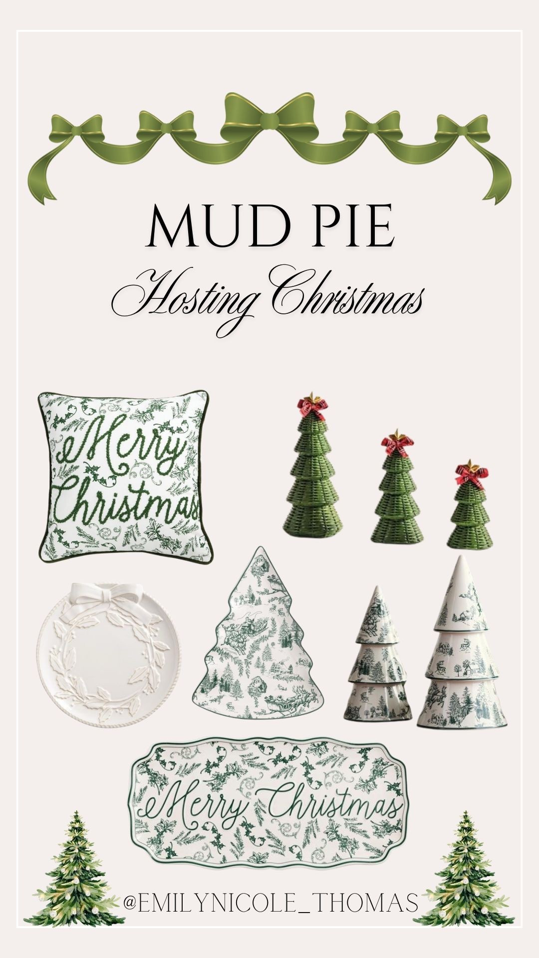 Hosting Christmas ~ green decor

Mud Pie, Christmas decorations, Christmas decor, home decor, serving tray, small Christmas trees, pillow

#LTKHome #LTKHoliday #LTKFindsUnder50