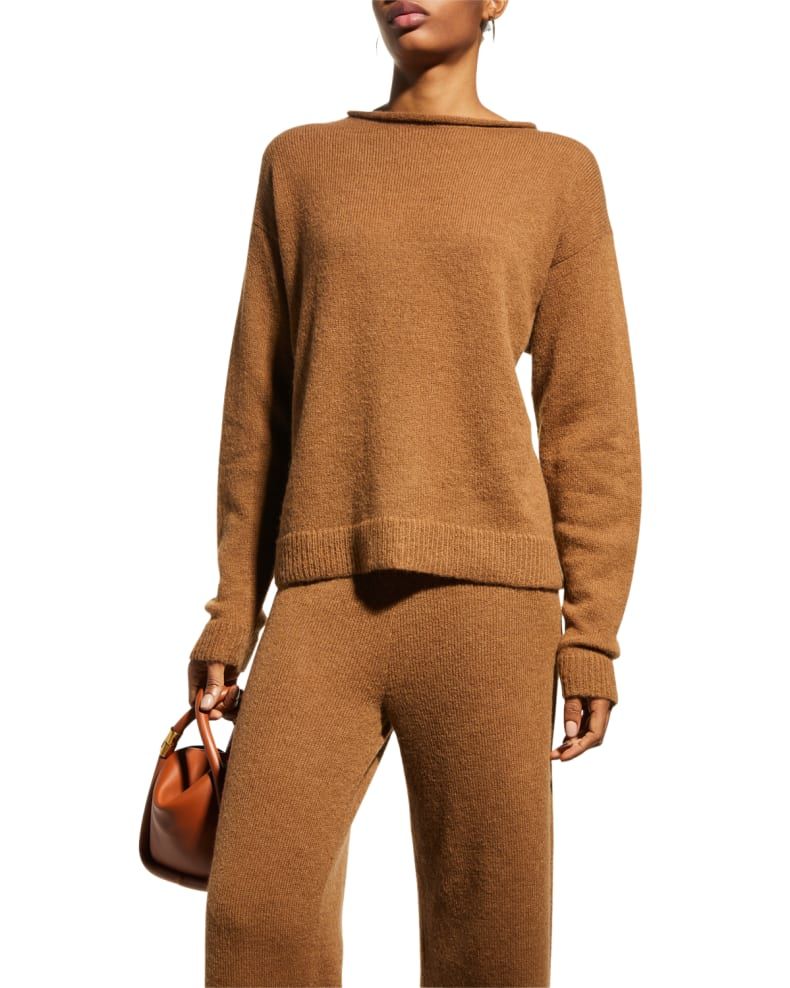 LAUDE the Label Saturday Drop-Shoulder Knit Sweater | Neiman Marcus