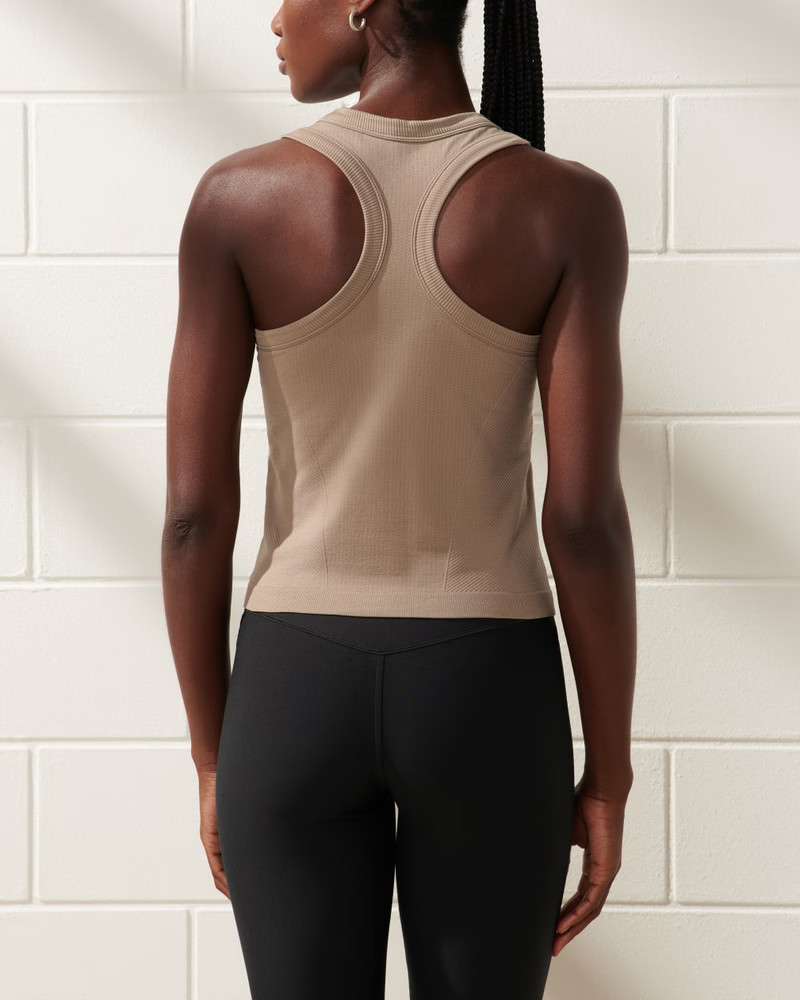 YPB infinityKNIT High-Neck Skimming Tank | Abercrombie & Fitch (US)