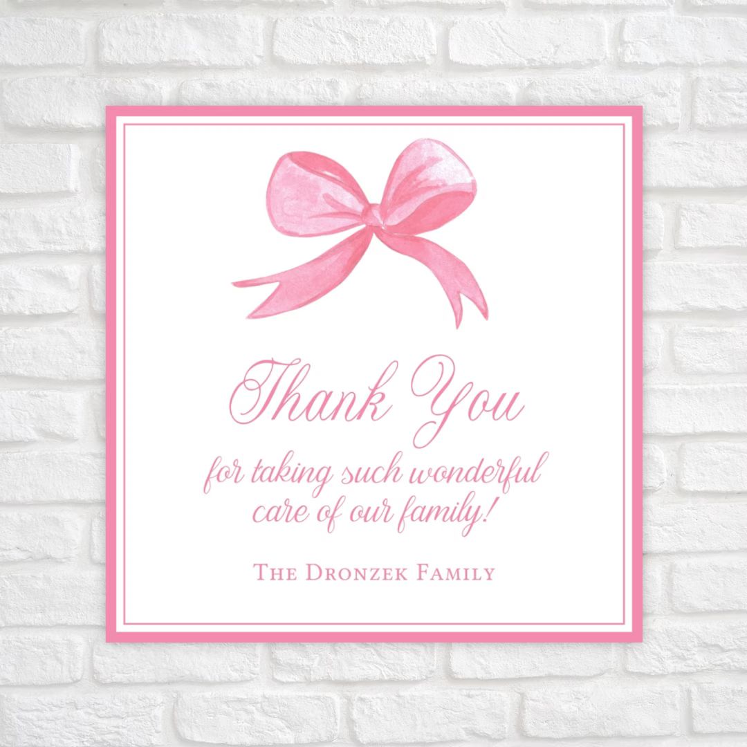 Labor and Delivery Nurse Thank You Gift Tag Printable Baby - Etsy | Etsy (US)