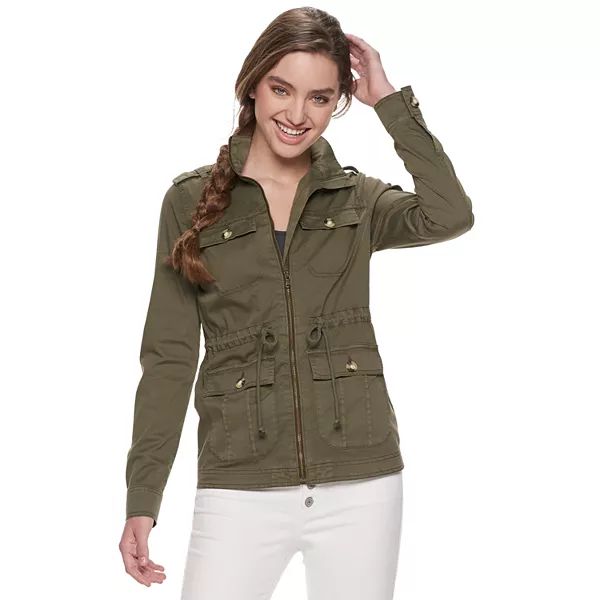 Women's Sonoma Goods For Life® Utility Twill Jacket | Kohl's