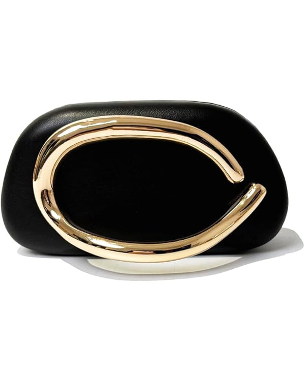 Acrylic Clutch Purse for Women Classic Round Acrylic Evening Handbag Vintage Metal Handlebars Bag... | Amazon (US)