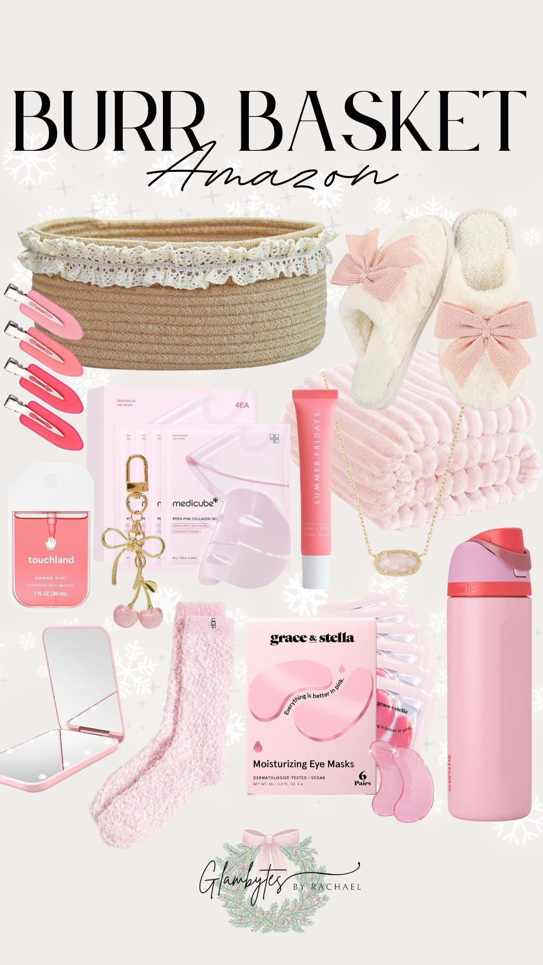 Amazon Burr Basket inspo 🎀 Perfect for holiday gifting, Secret Santa, or a self-care night in!

amazon finds, holiday gifts, cozy gifts, pink aesthetic, gift basket ideas, self care essentials, winter cozy, amazon must haves, slippers, fuzzy socks, beauty essentials, stocking stuffers, feminine gifts, skincare gifts, wellness gifts, burr basket, amazon favorites, gifts for her

#LTKGiftGuide #LTKFindsUnder50 #LTKHoliday