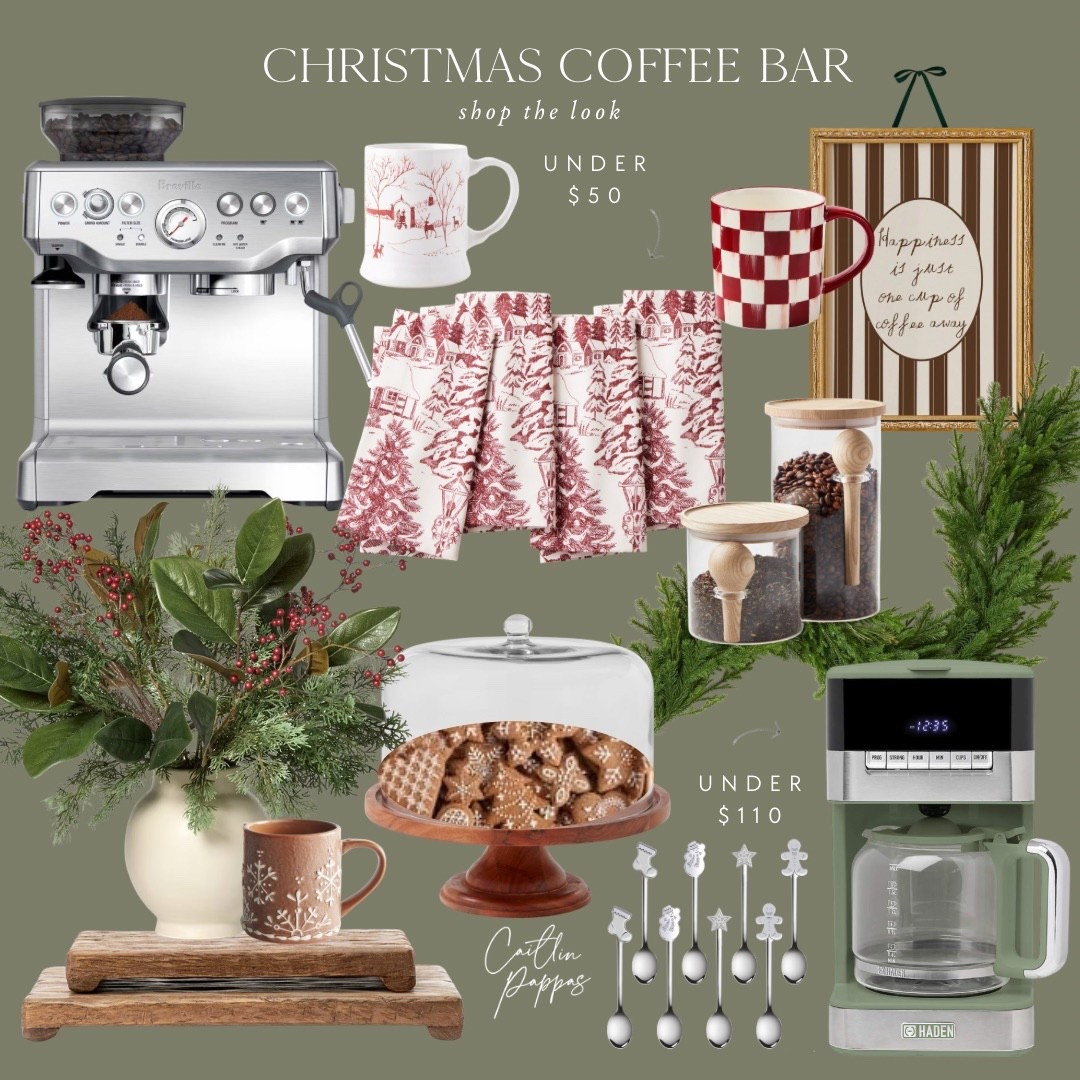 Christmas coffee bar! 🎄☕️ Christmas home inspiration, Christmas coffee station, Christmas home decor  

#LTKHome #LTKFindsUnder50 #LTKHoliday