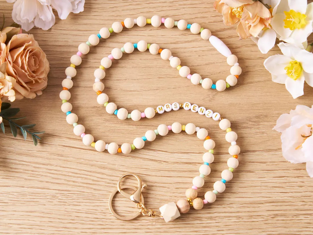 Personalized BOHO Lanyard for Teachers,badge Holder,teacher Gift,lanyard With Name,personalized G... | Etsy (US)