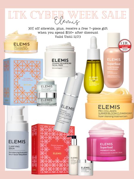 We love free gifts 🎁 Elemis is having a huge deal until the 23rd!

#LTKSeasonal #LTKHoliday #LTKCyberweek
