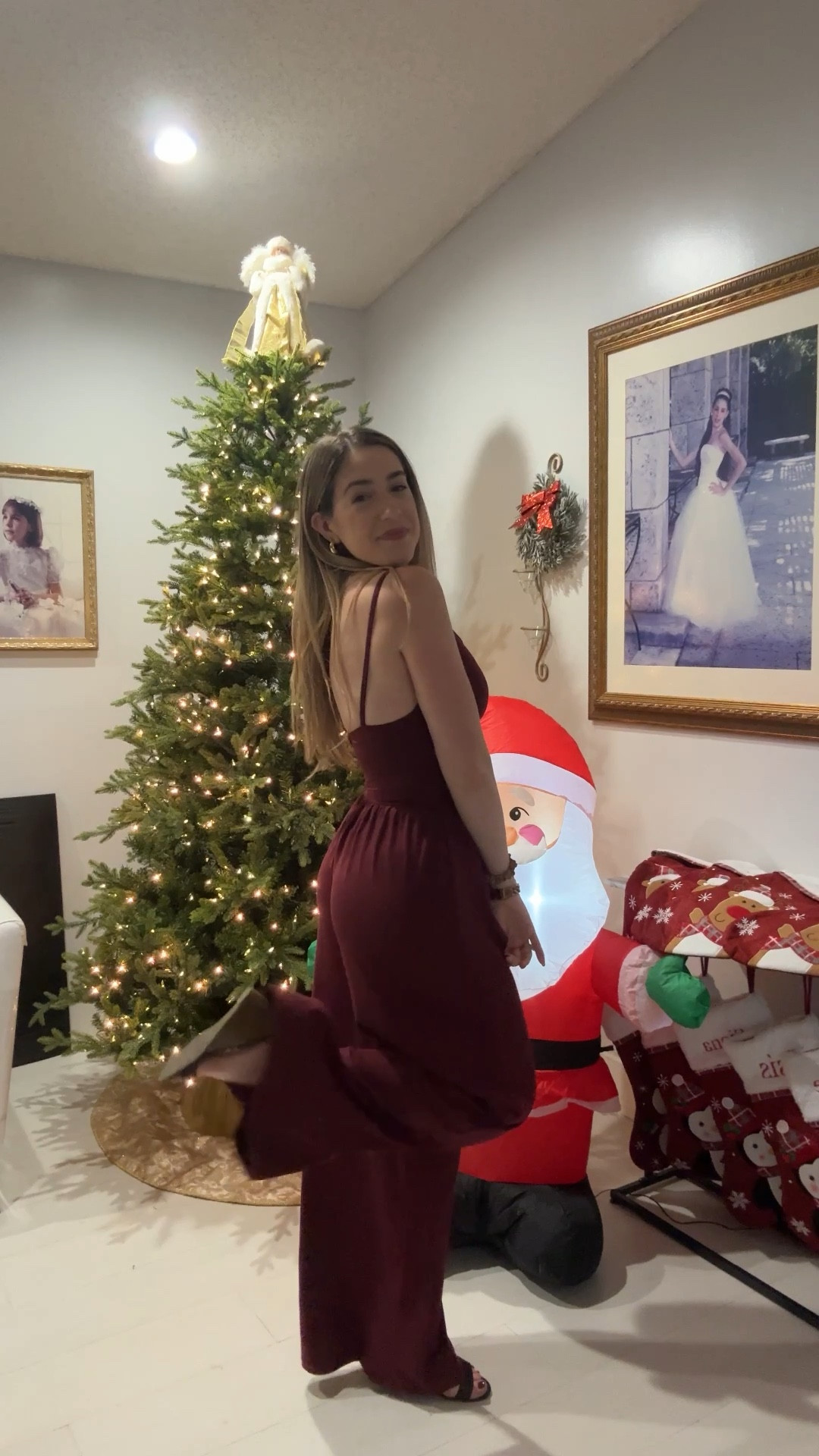 Quick little fit check. These will forever be awkward for me. 😂

Super comfy and can be dressed up and down with heels or sneakers. So perfect for the Holidays.

#LTKootd #LTKCyberWeek #LTKFindsUnder50