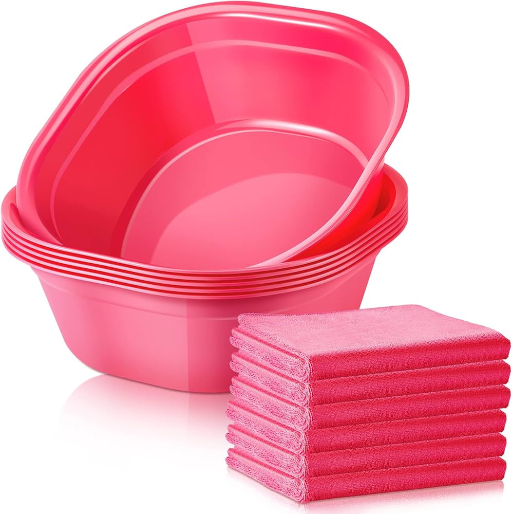 Patelai 6 Sets Kids Foot Spa Kit for Girl 12 x 12 x 4.3 Inch Foot Soaking Tub 14 x 30 Inch Hand T... | Amazon (US)