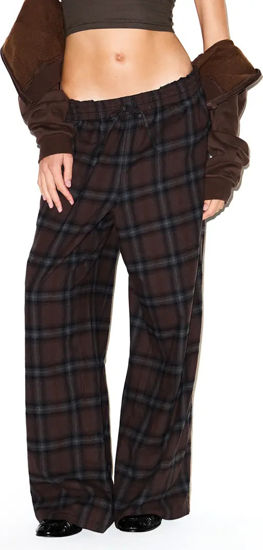 SKIMS Plaid Flannel Pajama Pants | Nordstrom | Nordstrom