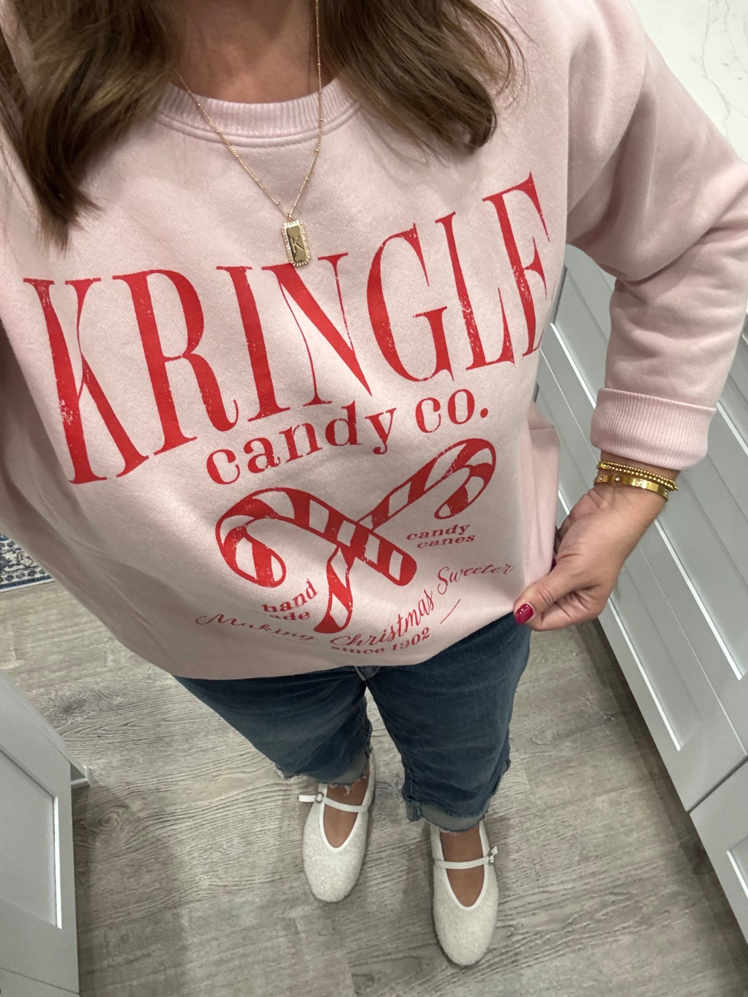 Cozy holiday style!! ❤️💗 love this outfit 

TTS- medium 

#LTKHoliday #LTKmomlife #LTKootd