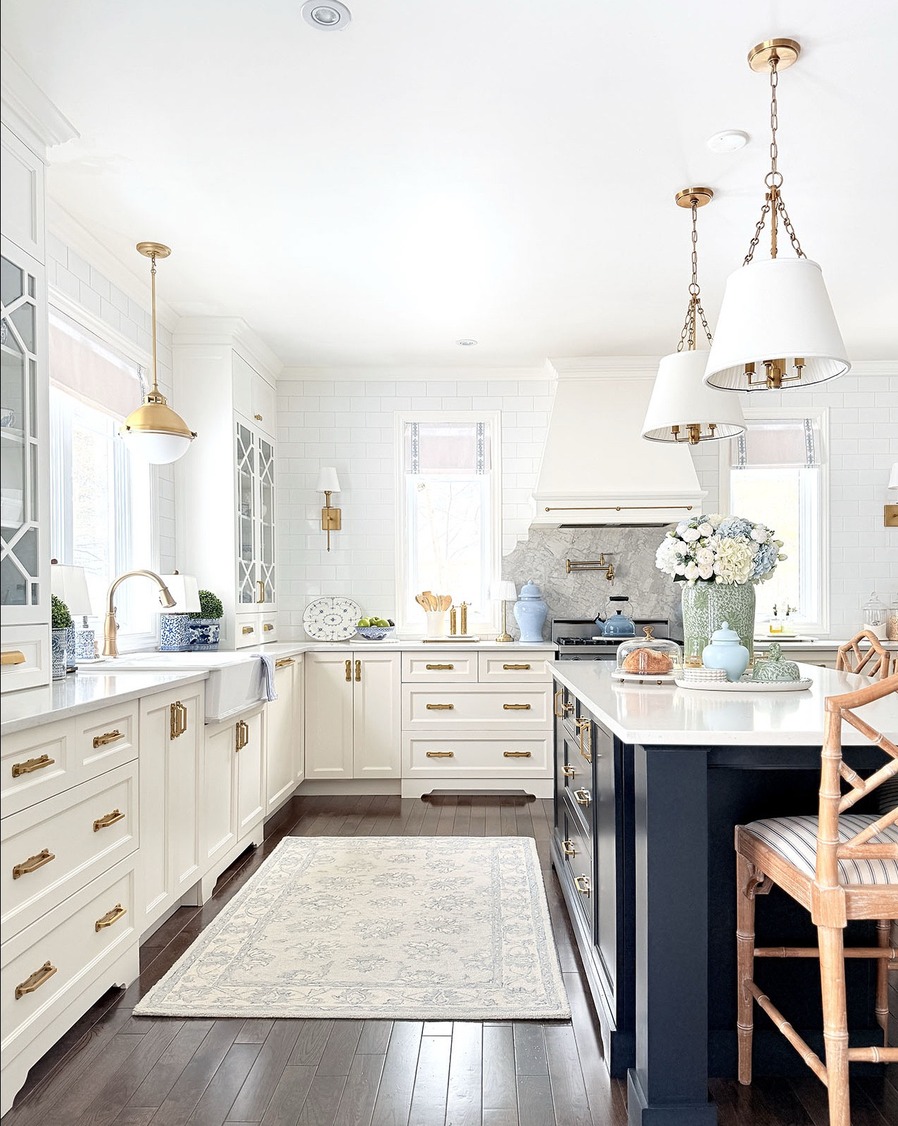 Spring kitchen decorating with pretty geeen and blue details! 

#LTKSeasonal #LTKHome