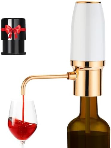 Electric Wine Aerator Pourer with Stopper, Automatic Wine Bottle Dispenser Machine with USB Recha... | Amazon (US)