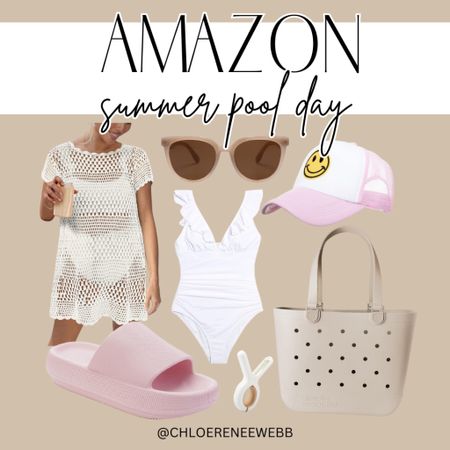 Summer pool day essentials! Love this trucker hat, neutral coverup, beach bag and more!

Amazon finds, Amazon swim, pool day, pool outfit, women’s swimsuit, women’s swimm

#LTKstyletip #LTKswim #LTKSeasonal