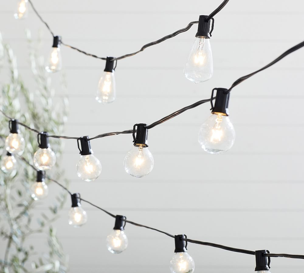 Globe Outdoor String Lights | Pottery Barn (US)