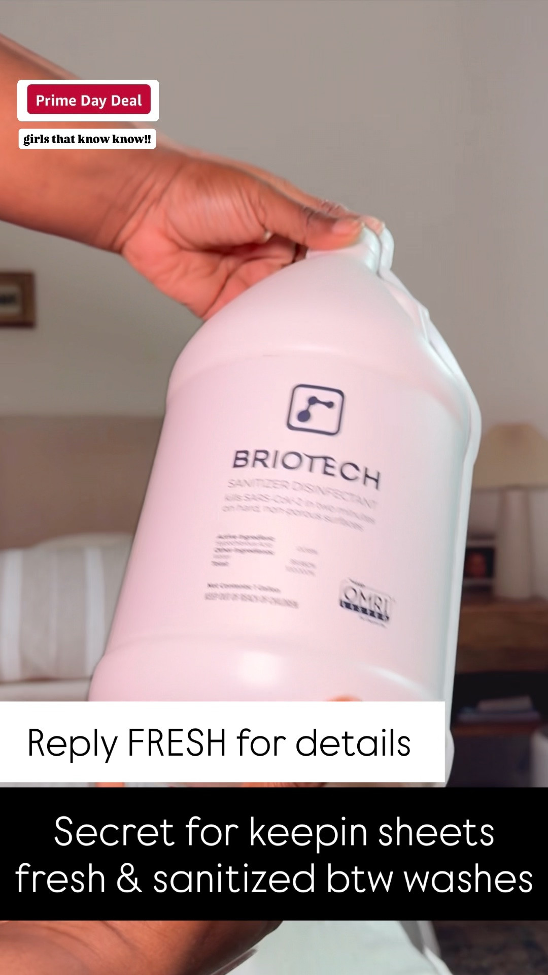 Go to for keeping sheets, sanitized, and fresh between washes ￼

#LTKselfcare #LTKmomlife #LTKdayinmylife