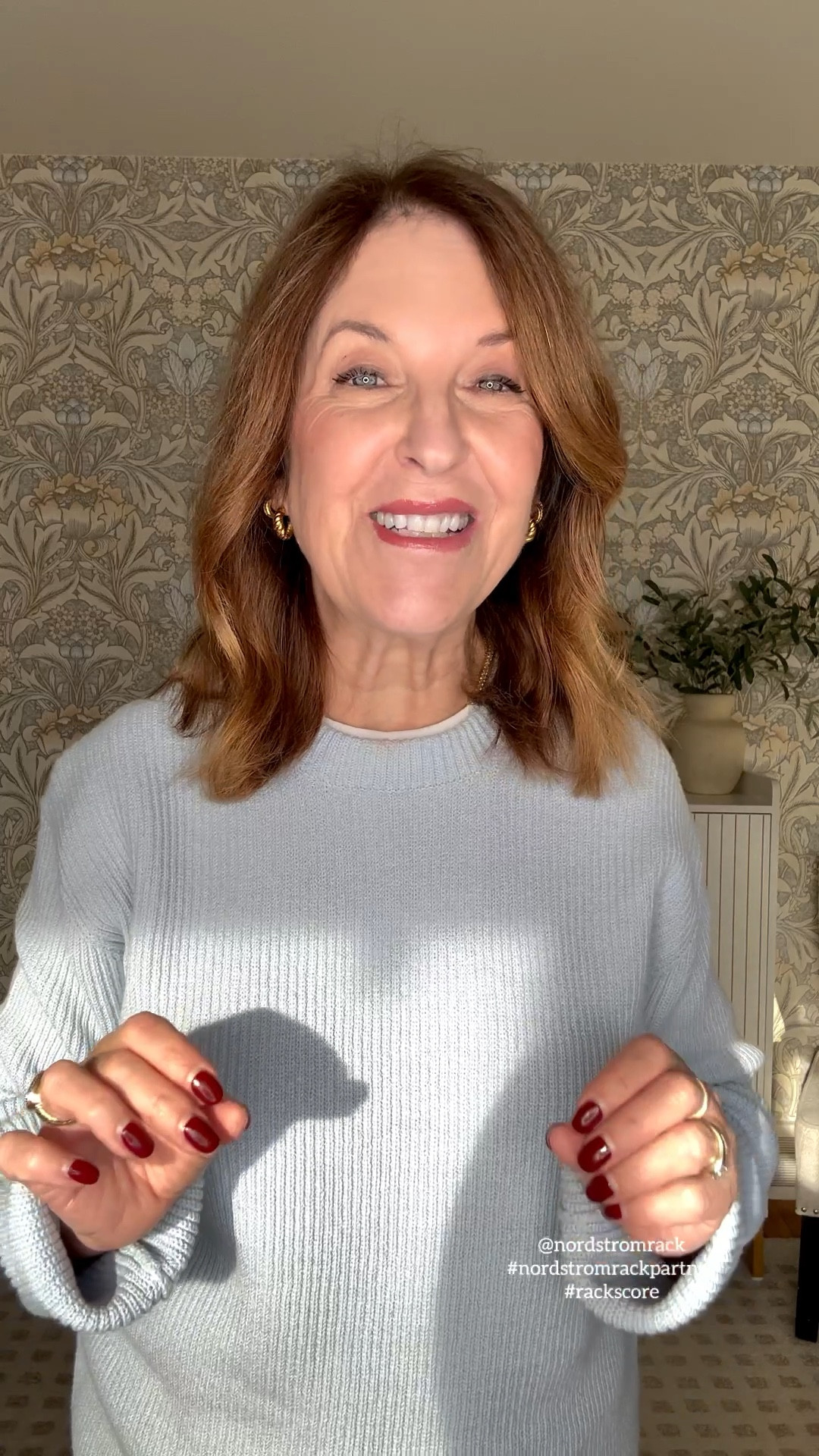 I love shopping at  Nordstrom Rack.  
Here are 5 trends I found there for 2026.

I'm 5’2. 

Cool blue sweater-fits tts, I'm wearing size xs
Snakeskin boots run tts, I'm
Wearing size 6.
Ecru sweater runs tts, feels luxe. I'm wearing size XS.
Dark-wash jeans are flattering and run big. If between sizes, size down.  
Jacket is so cute and runs tts. I'm wearing a size XS. 

@nordstromrack
#nordstromrackpartner
#rackscore

#LTKOver40 #LTKFindsUnder100 #LTKSeasonal