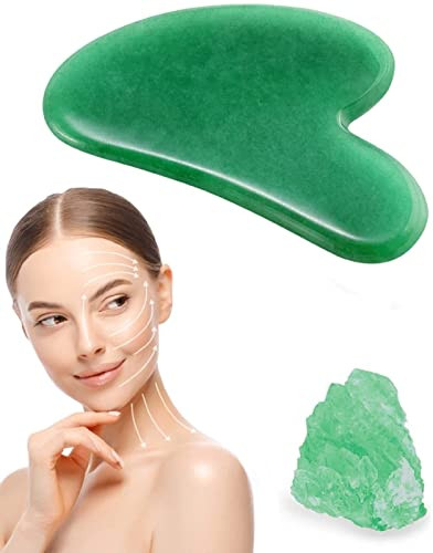 GUASHAPE Real Jade Gua Sha Facial Tools | Guasha Tool for Face Sculpting, Shaping, Reduce Puffiness, Tension Relief | Face Stone for Eyes, Face and Body | Amazon (US)