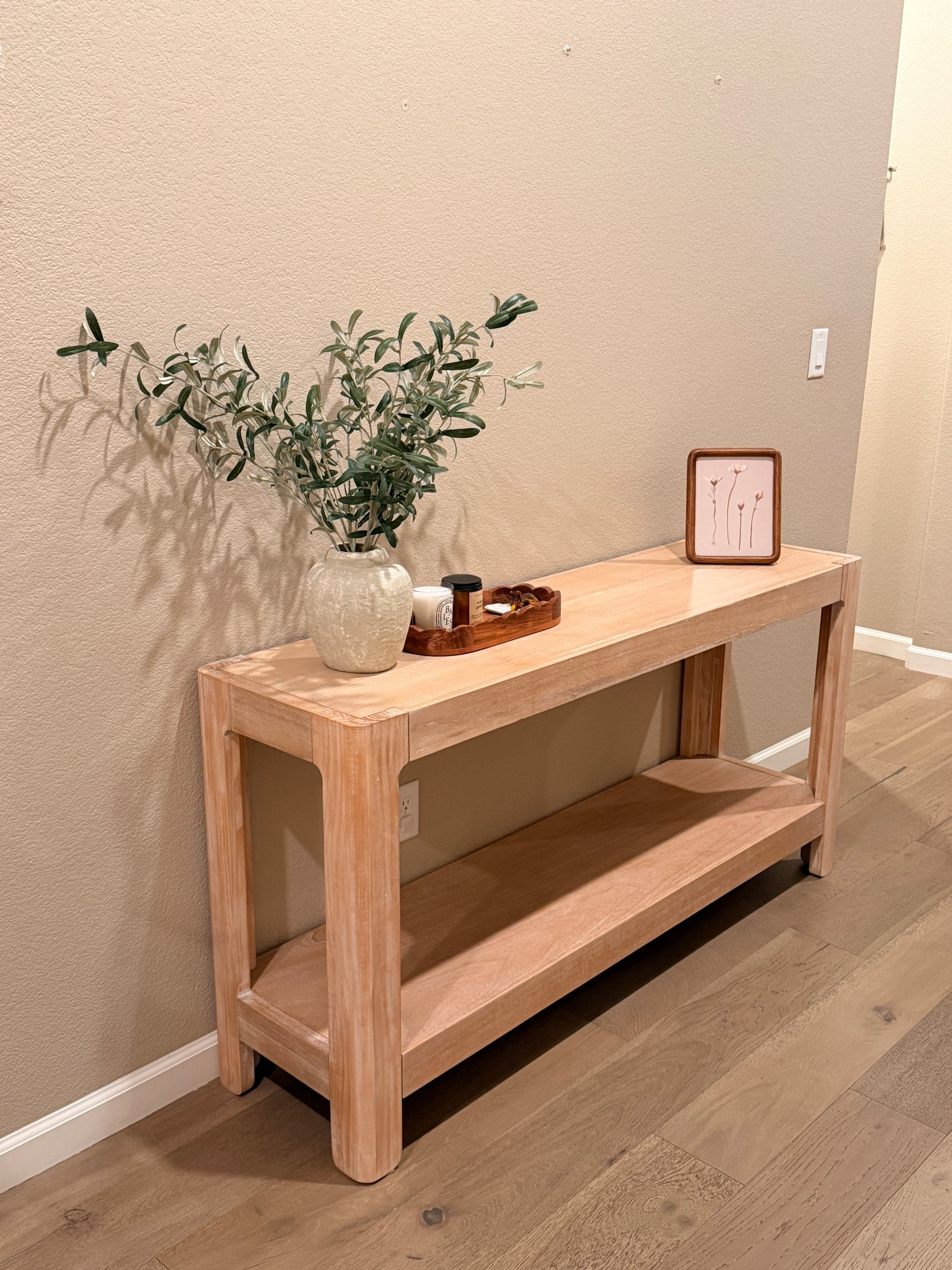Entryway console and decor finds from target  - organic modern and minimal 

#LTKHome