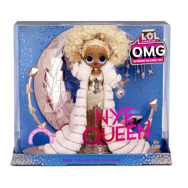 LOL Surprise Holiday Omg 2021 Collector Nye Queen Fashion Doll, ages 3 & up - Walmart.com | Walmart (US)
