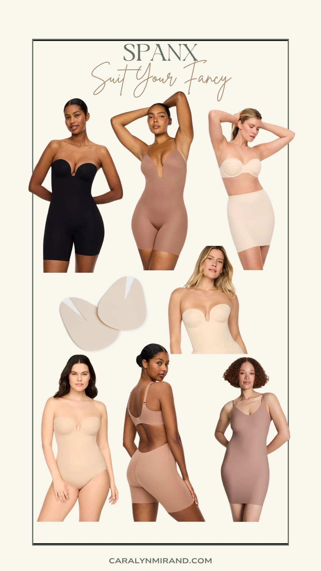 Improved Suit Your Fancy line from @Spanx - use CARALYN15 on your first order for 15% off + free shipping

#LTKootd #LTKgrwm #LTKMidsize