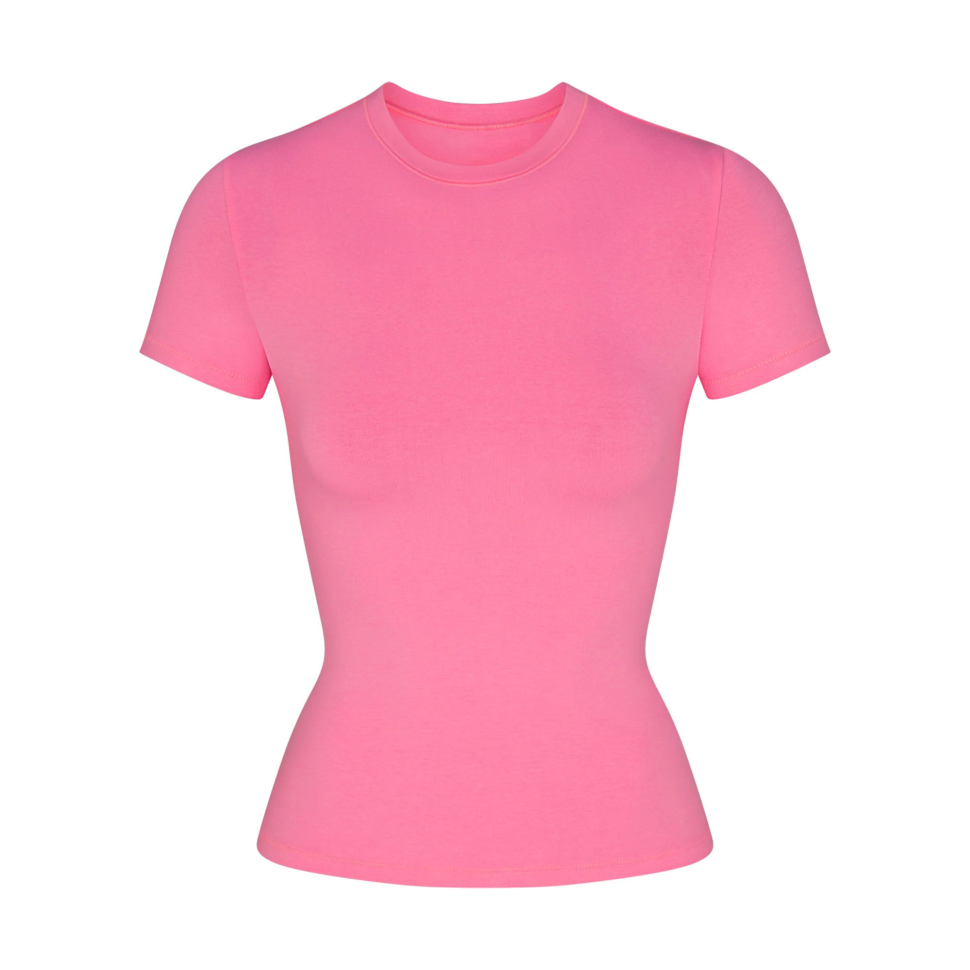 COTTON JERSEY T-SHIRT | SUGAR PINK | SKIMS (US)
