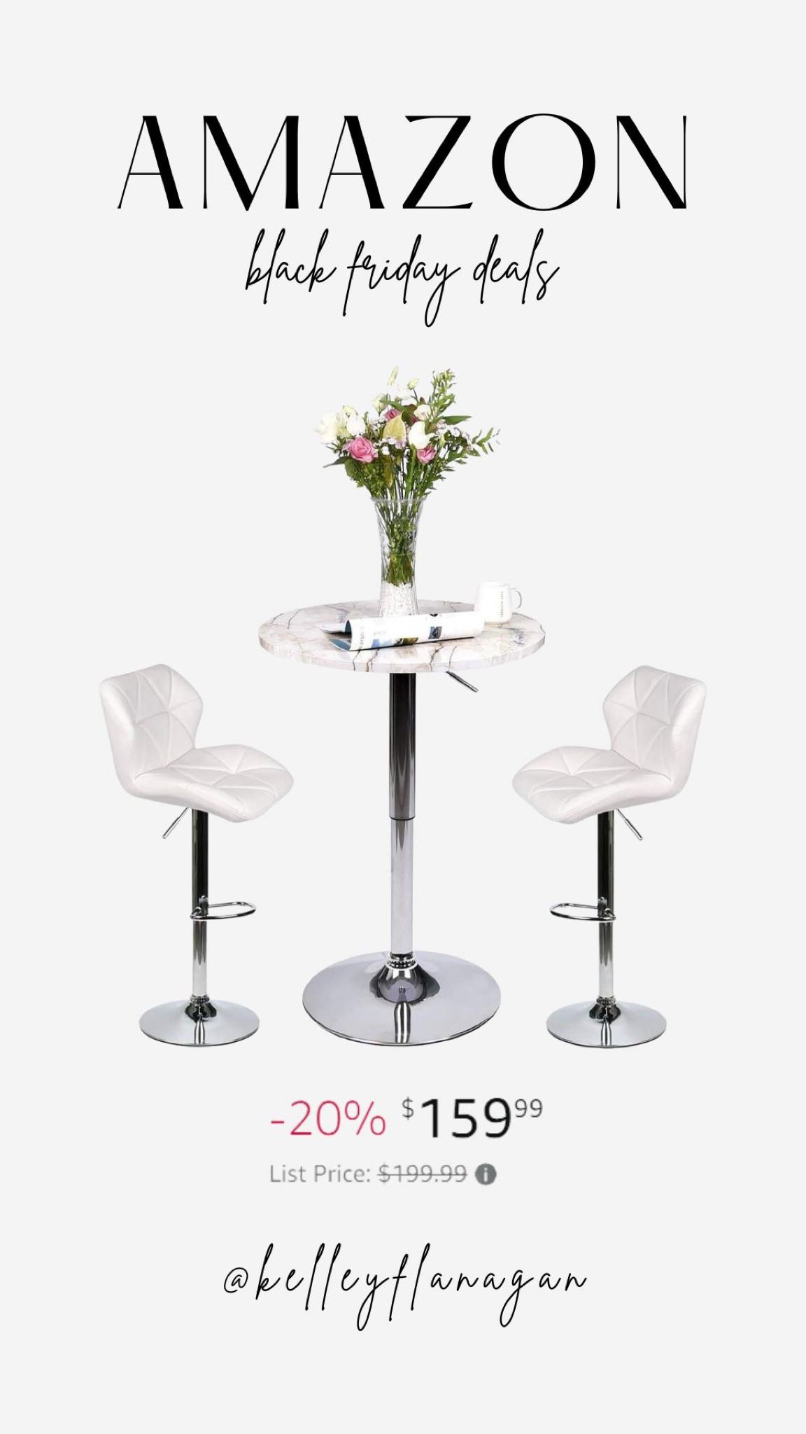 Black Friday Deals from Amazon ✨
Bar Table and Chair Set of 3 on Sale 💕

#LTKSaleAlert #LTKHome #LTKHoliday