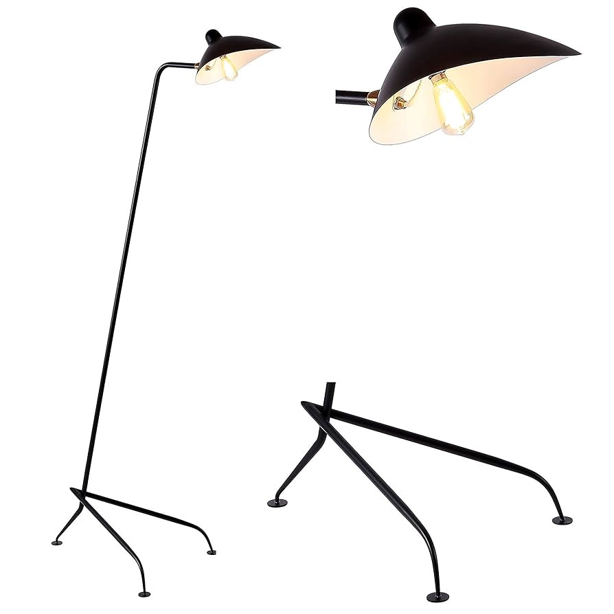 JONATHAN Y JYL9068A Frank 62" Iron Retro Minimalist LED Floor Lamp, Contemporary, Glam, Mid-Centu... | Amazon (US)