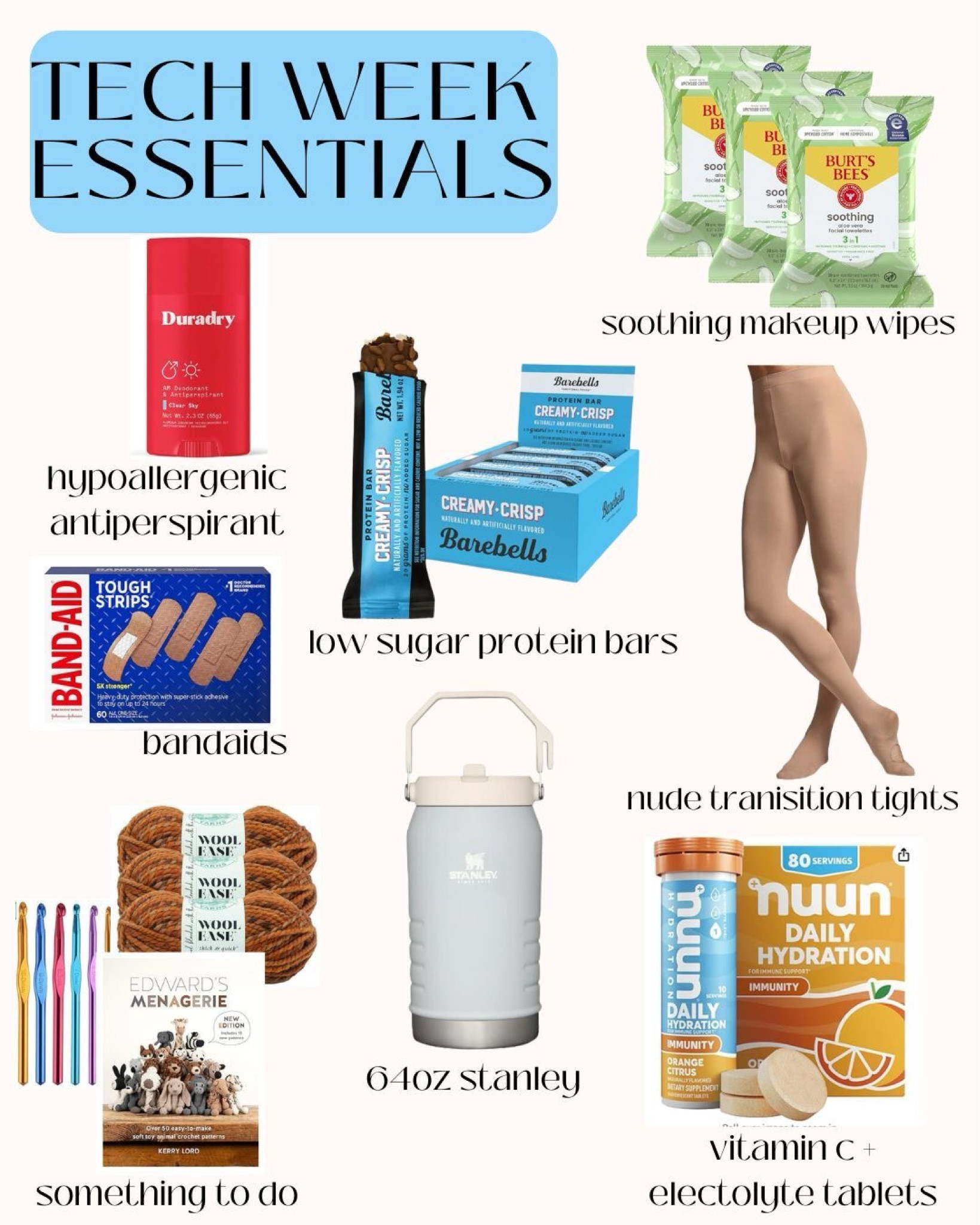 Tech week essentials! Community theatre. Theatre. Tech week. BFA. Hydration. Hobby. Craft. Essentials. Essential. Protein. Musical theatre. Theater. Acting. Perform. Act. Performer. Performance.

#LTKFindsUnder50 #LTKFindsUnder100 #LTKU