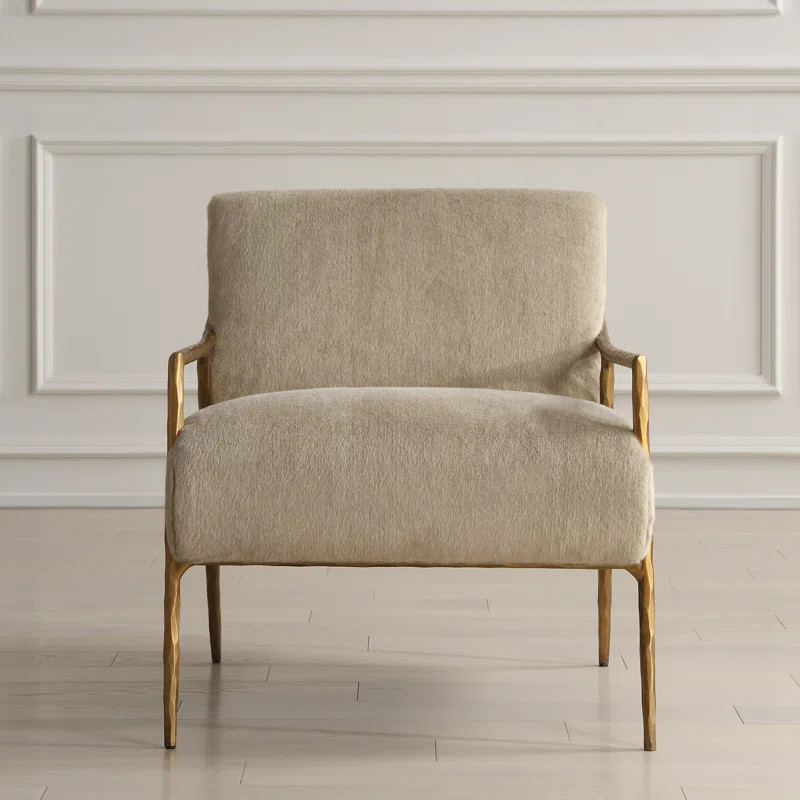 Natalyah Aged Accent Chair | Wayfair North America