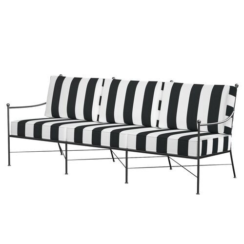 Isla Outdoor Iron 3-Seat Sofa | One Kings Lane