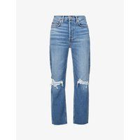 70s Stove Pipe straight-leg high-rise stretch-denim jeans | Selfridges