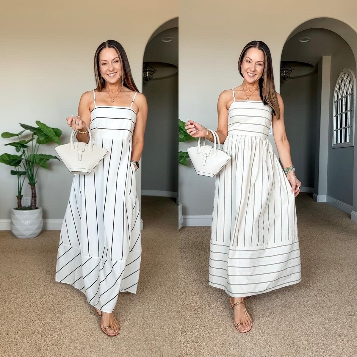 ✨ The kind of summer dress you’ll reach for again and again 🤍

To Shop: Heart this post & type DRESS and I’ll send all the links to your inbox. Or click the link in my bio.

These 100% cotton maxi dresses are lightweight, breathable, and so easy to wear. I love the classic stripe pattern and effortless fit. They’d be perfect for a European vacation, a summer getaway, brunch, or everyday wear. Bonus: they’re petite friendly too!

For reference: I’m 5’1”, 108 lbs. Everything is unaltered.

cotton maxi dress summer dresses European vacation outfits vacation outfits resort wear striped dress effortless style travel outfits over 50 fashion neutral style petite friendly fashion

#LTKOver40 #LTKPetite #LTKSaleAlert