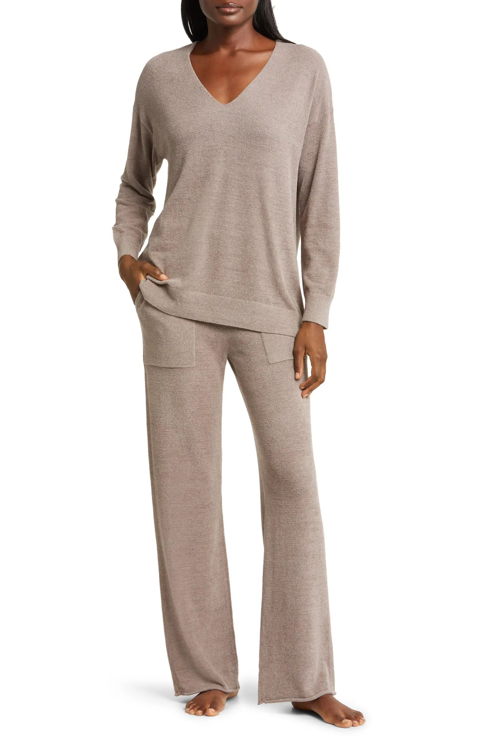 Barefoot Dreams® CozyChic™ Ultra Lite® Long Sleeve Lounge Shirt & Pants | Nordstrom | Nordstrom