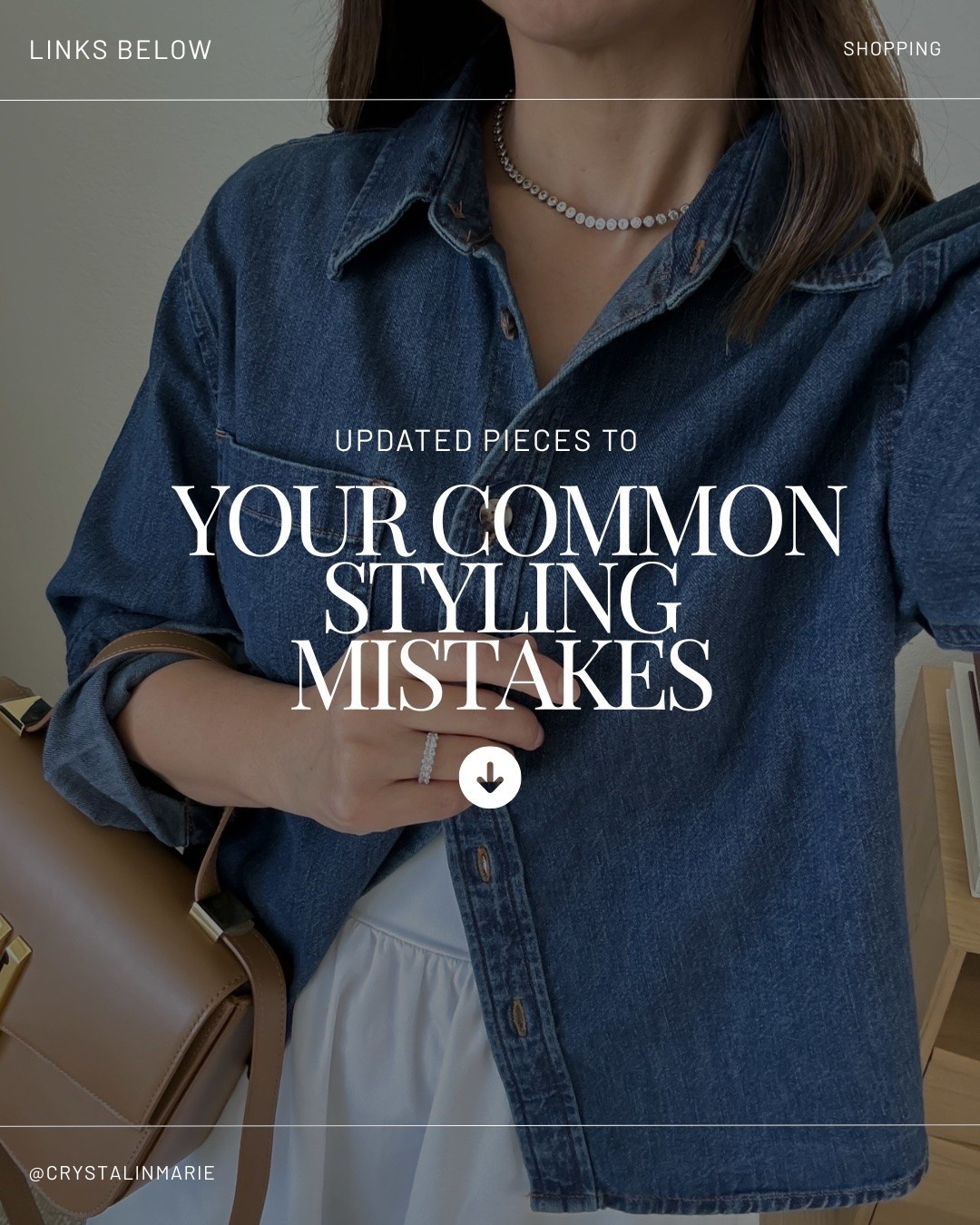 The updated pieces to the 5 most common wardrobe don’ts for summer. 

❌ long t-shirt dresses
❌ flannel shirts
❌ long cardigans 
❌ tight cropped joggers
❌ classic fitted light wash denim shirts.