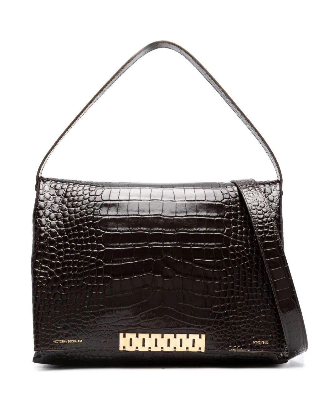Victoria Beckham Large Chain Leather Shoulder Bag - Farfetch | Farfetch Global