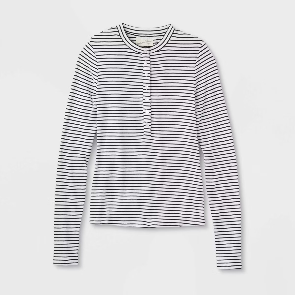 Women's Long Sleeve Henley Neck T-Shirt - Universal Thread™ | Target
