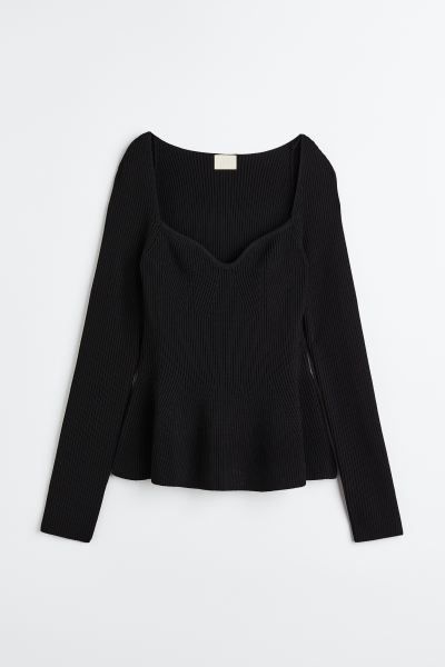 Rib-knit top | H&M (US)