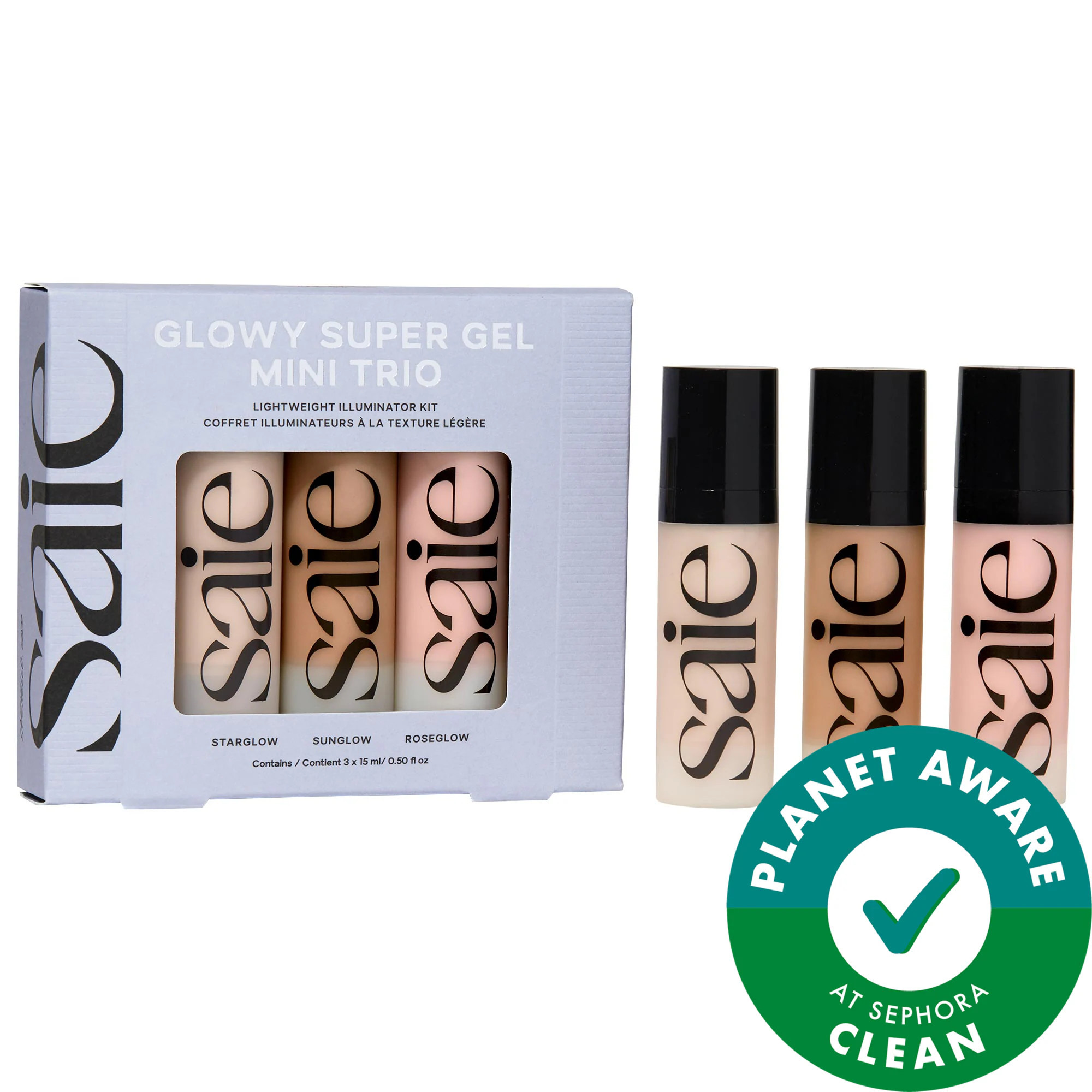 Saie Mini Glowy Super Gel Trio Gift Set | Sephora (US)
