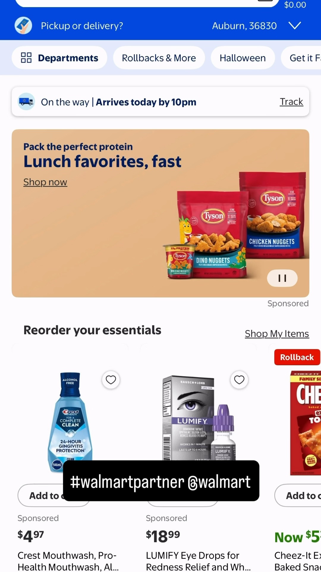 Partnering with Walmart! #WalmartPartner- Walmart+ Student makes college life a little easier with free delivery from the store on eligible $35+ orders, free shipping with no order minimum, fuel savings, streaming benefits and 50% off a Walmart+ membership for qualifying college students.
It makes it so easy for our college students to order what they need and have it delivered right to their door. Want to learn more about Walmart+ Student? Comment WALMART and I’ll send you the link to sign up your eligible college student!
#walmartpartner #WalmartPlus #WalmartplusStudent #CollegeEssentials