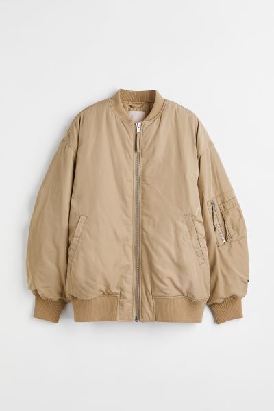 Oversized bomber jacket | H&M (UK, MY, IN, SG, PH, TW, HK)