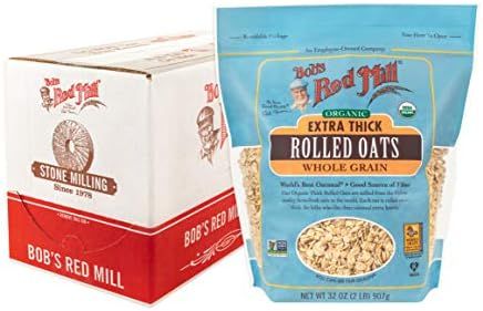 Bob's Red Mill Organic Extra Thick Rolled Oats, 32-ounce (Pack of 4) | Amazon (US)