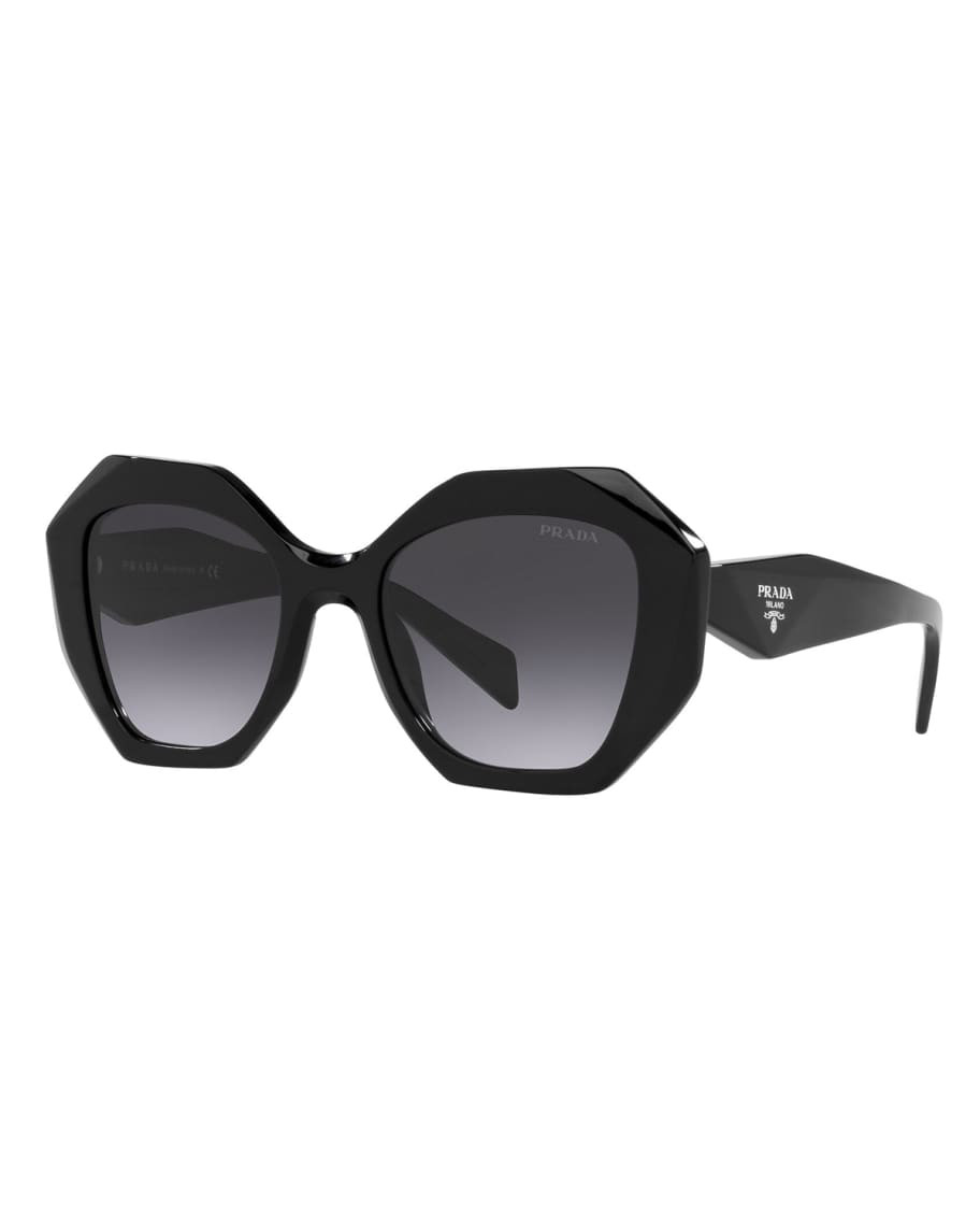 Prada Geometric Acetate Sunglasses | Neiman Marcus