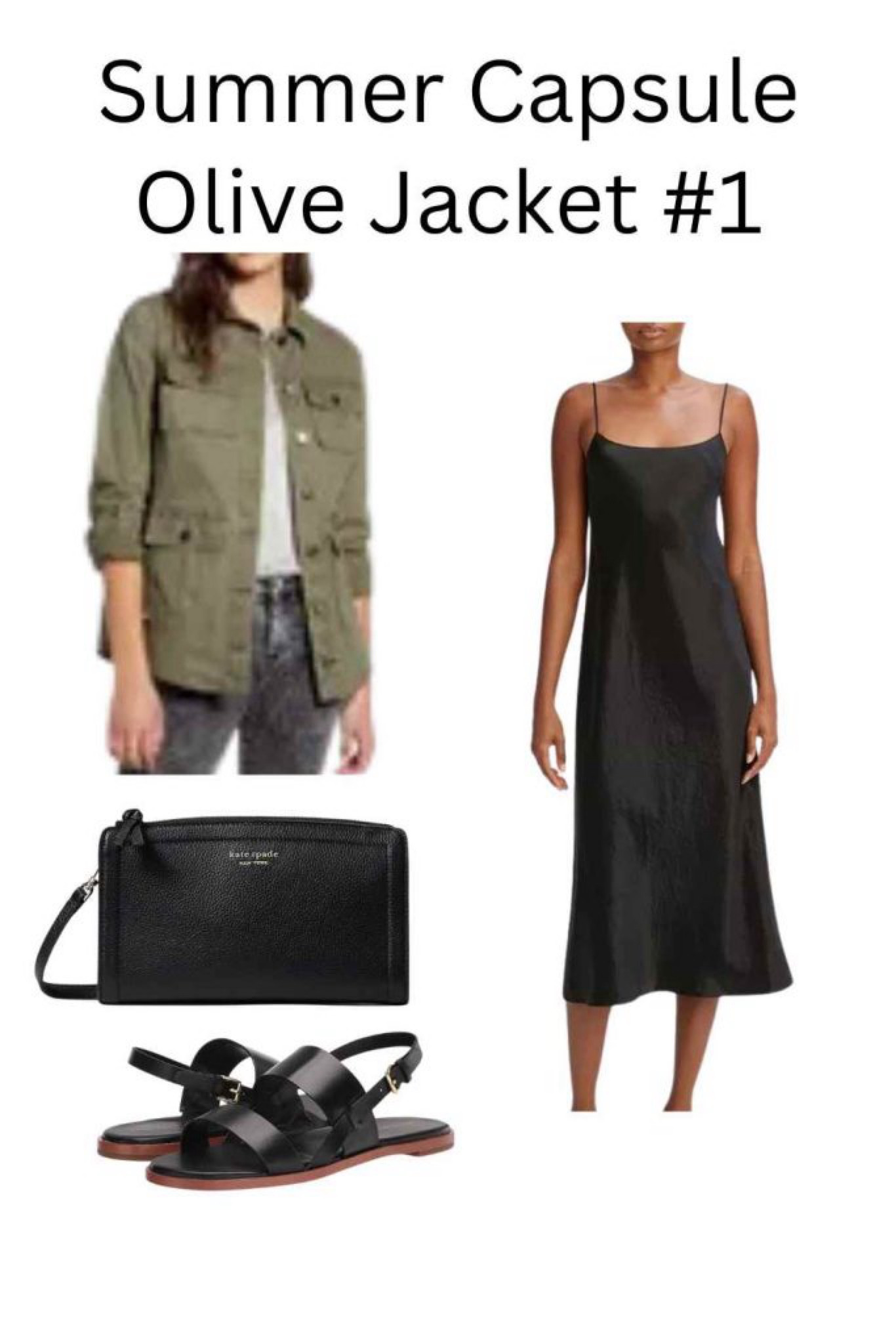 Pair a black slip dress with this terrific buy of an olive utility jacket. Add black accessories and you’re good to go to dinner with friends or lunch with the girls! So cool 😎 !

I am thrilled to show you 50 casual, classic, chic, summer outfits from my summer capsule wardrobe 2024! 
This is the link for the post to show you the items and how to enjoy them to the fullest: Summer Capsule Wardrobe 2024: 17 More Easy, Smart Casual Summer Outfits for You to Enjoy and Maybe Even Copy! - Dr. Julie's Fun Life
Please follow my blog at: drjuliesfunlife.com for fun, fashion, family, and food!❤️Thank you!

#LTKOver40 #LTKxNSale #LTKStyleTip