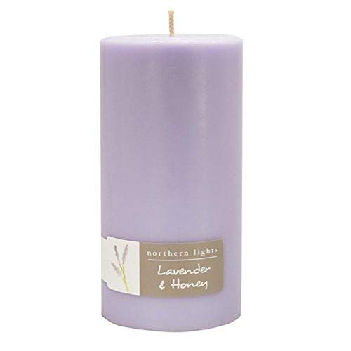 Northern Lights Candles 31638 Lavender & Honey Pillar Candle, 3x6, Lilac | Amazon (US)