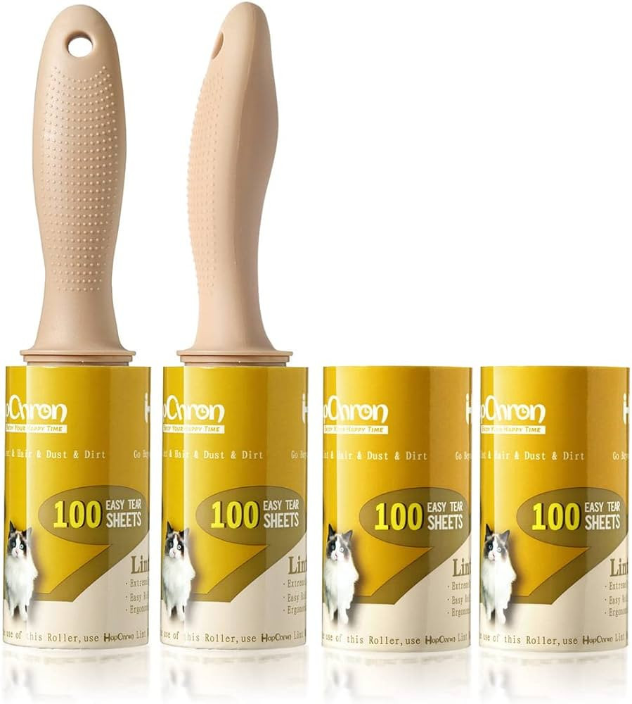 HapChron Lint Rollers for Pet Hair Extra Sticky [400 Sheets/2 Handles], Lint Remover Go Beyond An... | Amazon (US)