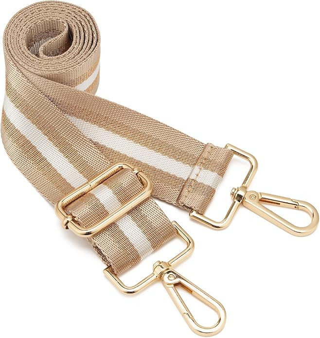 Wide Shoulder Strap Adjustable Replacement Belt Crossbody Canvas Bag Handbag | Amazon (US)