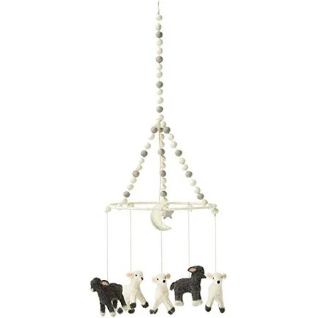 Pehr Designs Little Lamb Mobile, Light Grey | Walmart (US)