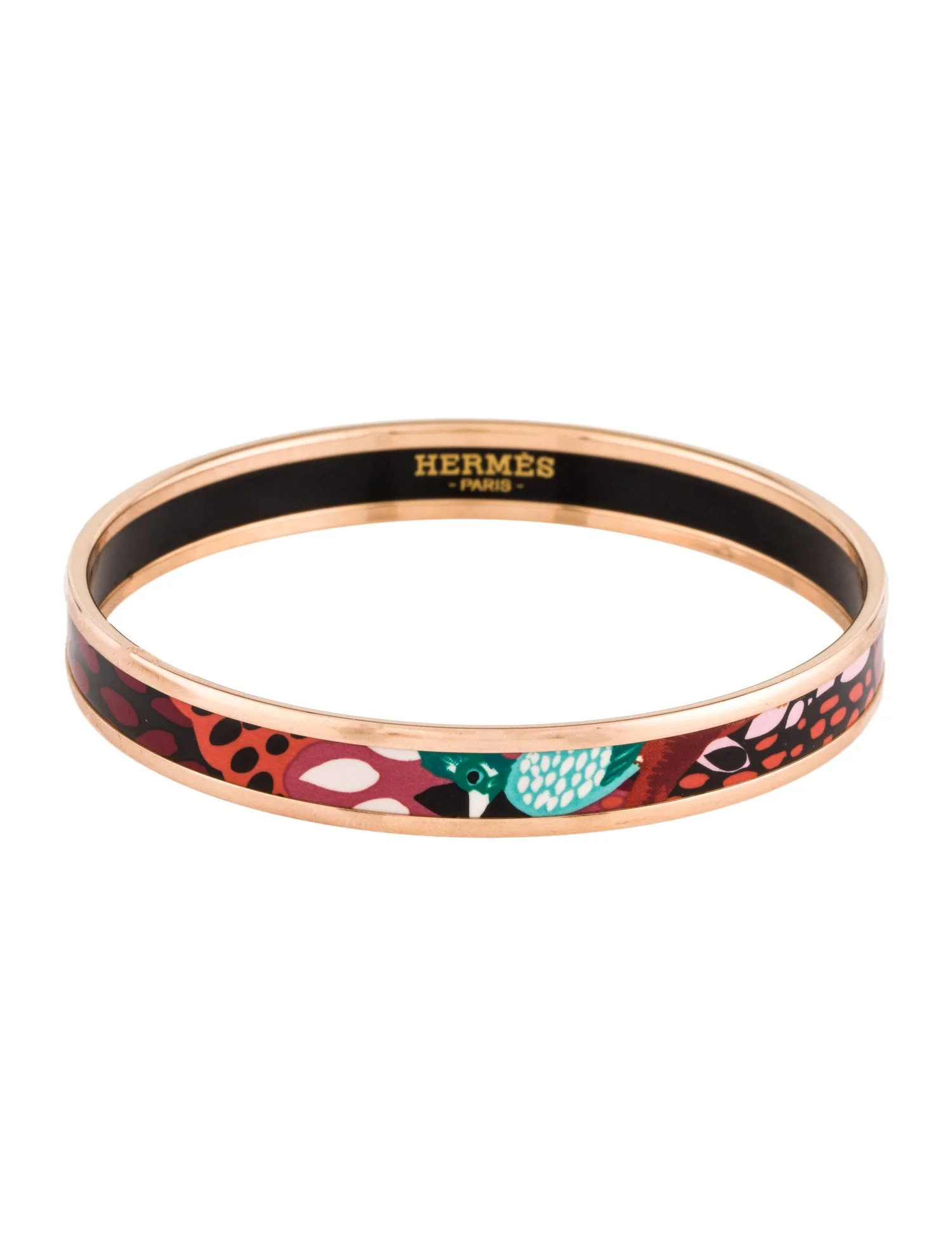 Enamel Narrow Bangle | The RealReal